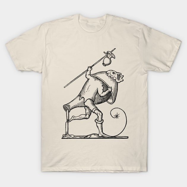 Grotesque #25 The Drolatic Dreams of Pantagruel (1565) T-Shirt by n23tees